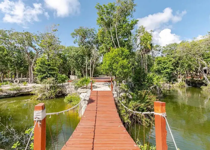 Departamento 5, Country Home, Con Muelle De Pesca, Club De Playa, Alberca, Cenote Y Campo De Golf, Contrata Day Pass Bahia Principe Tulum