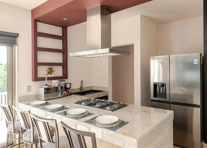 Departamento 5, Country Home, Con Muelle De Pesca, Club De Playa, Alberca, Cenote Y Campo De Golf, Contrata Day Pass Bahia Principe Apartment *
