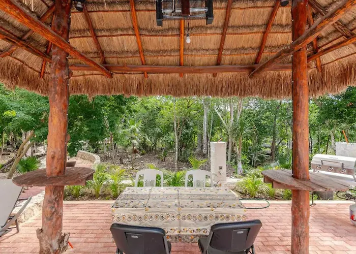 Departamento 5, Country Home, Con Muelle De Pesca, Club De Playa, Alberca, Cenote Y Campo De Golf, Contrata Day Pass Bahia Principe Apartment Tulum