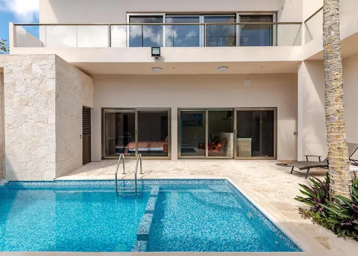 Departamento 5, Country Home, Con Muelle De Pesca, Club De Playa, Alberca, Cenote Y Campo De Golf, Contrata Day Pass Bahia Principe Apartment Tulum