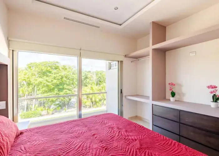 Departamento 5, Country Home, Con Muelle De Pesca, Club De Playa, Alberca, Cenote Y Campo De Golf, Contrata Day Pass Bahia Principe Apartment Tulum